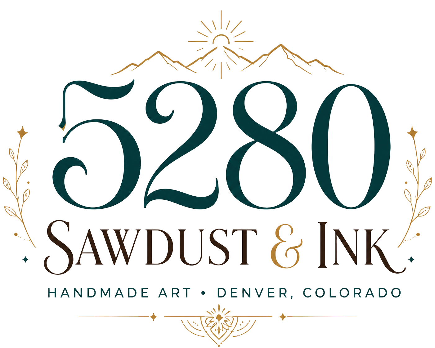 5280 Sawdust & Ink handmade art in Denver, Colorado