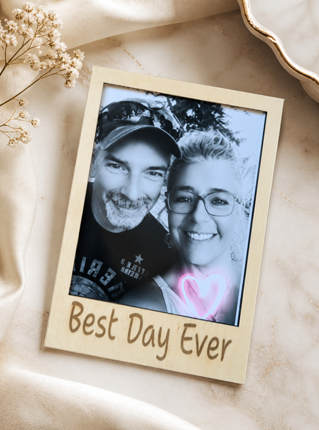 Best Day Ever handmade custom sign by 5280 Sawdust and Ink in Denver Colorado
